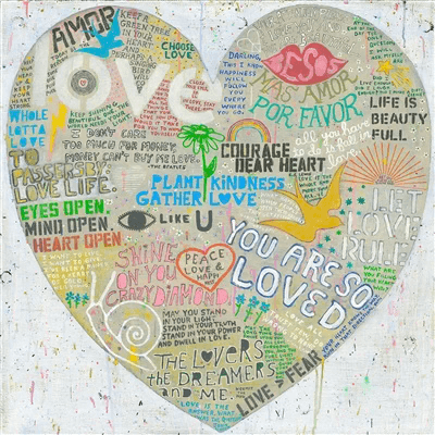 Art Print Choose Love - White at PINCH