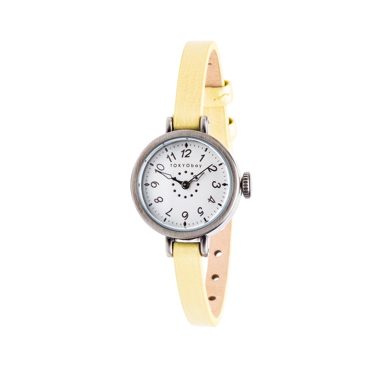 Mabel Watch in Metallic Light Yellow