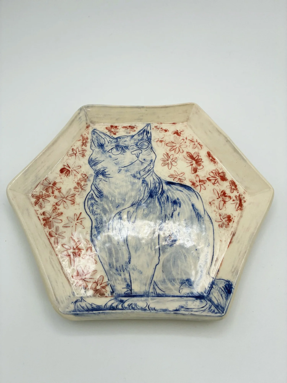 Hexagon Plate "Prim and Proper"