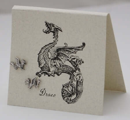 Dragon Earrings in Sterling Silver at PINCH