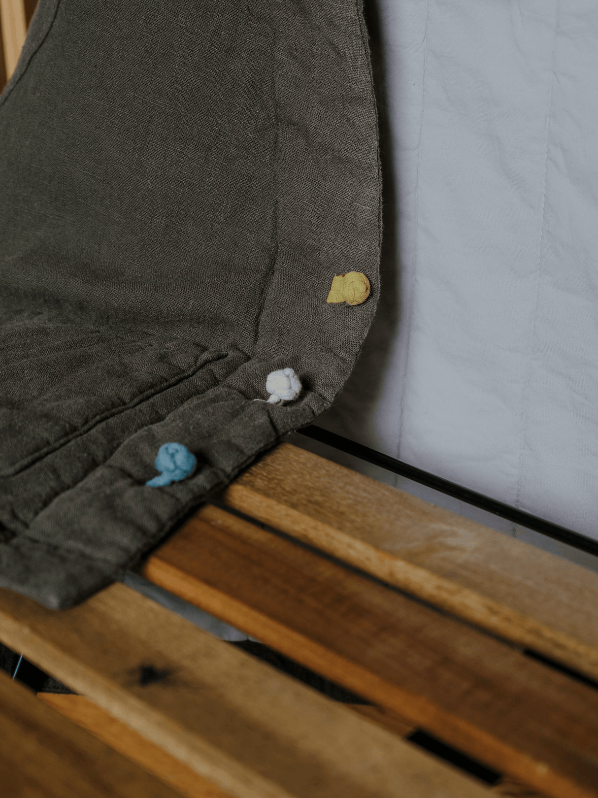 Hanten Padded Kimono in Olive Green from Bellewaera at Pinch in Northampton, MA