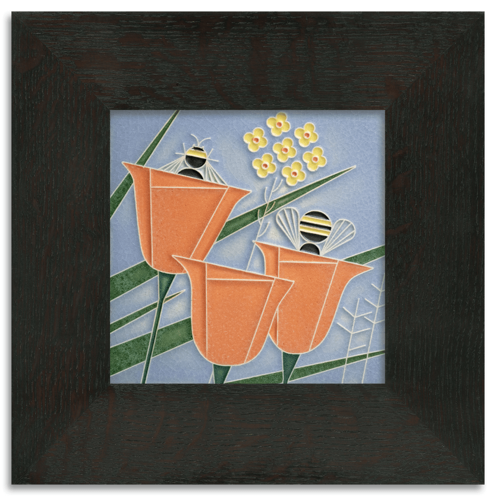 Coming & Going 6x6 Tile in Blue at PINCH
