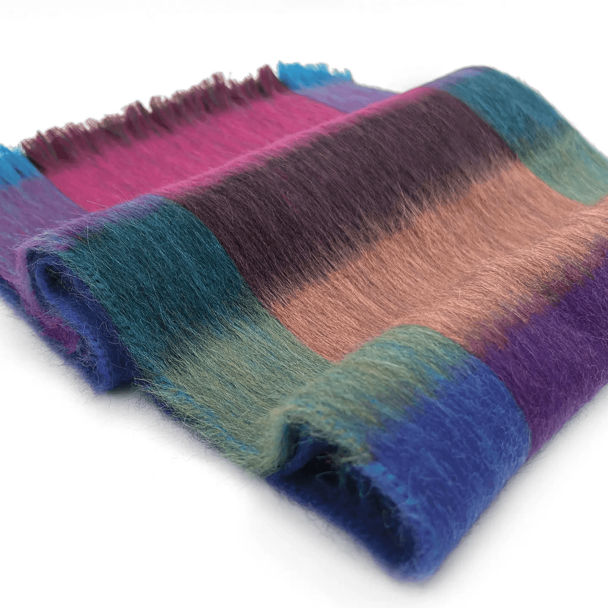 Alpaca Plaid Scarf in Grapevine at PINCH