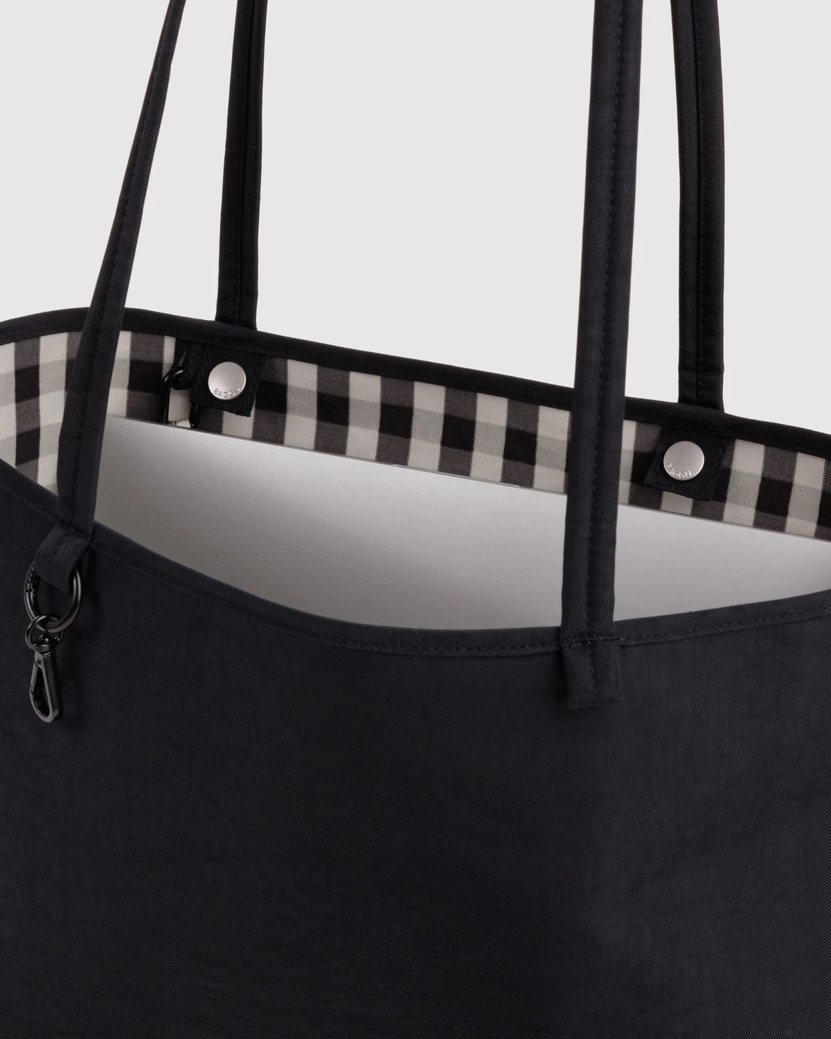 Black Mix Baggu Medium Nylon Reversible Tote