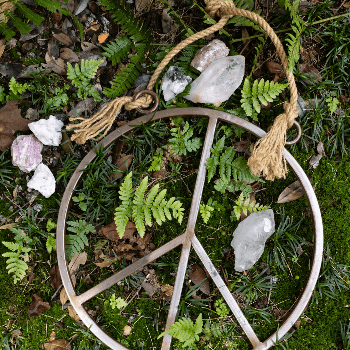 Metal Peace Sign 15"x15" at PINCH