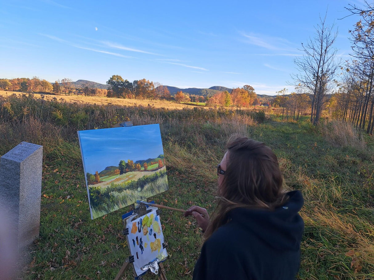 Mount Holyoke from Bridge Road, Hadley MA 11x14 Print from Sophie Theroux at Pinch in Northampton, MA