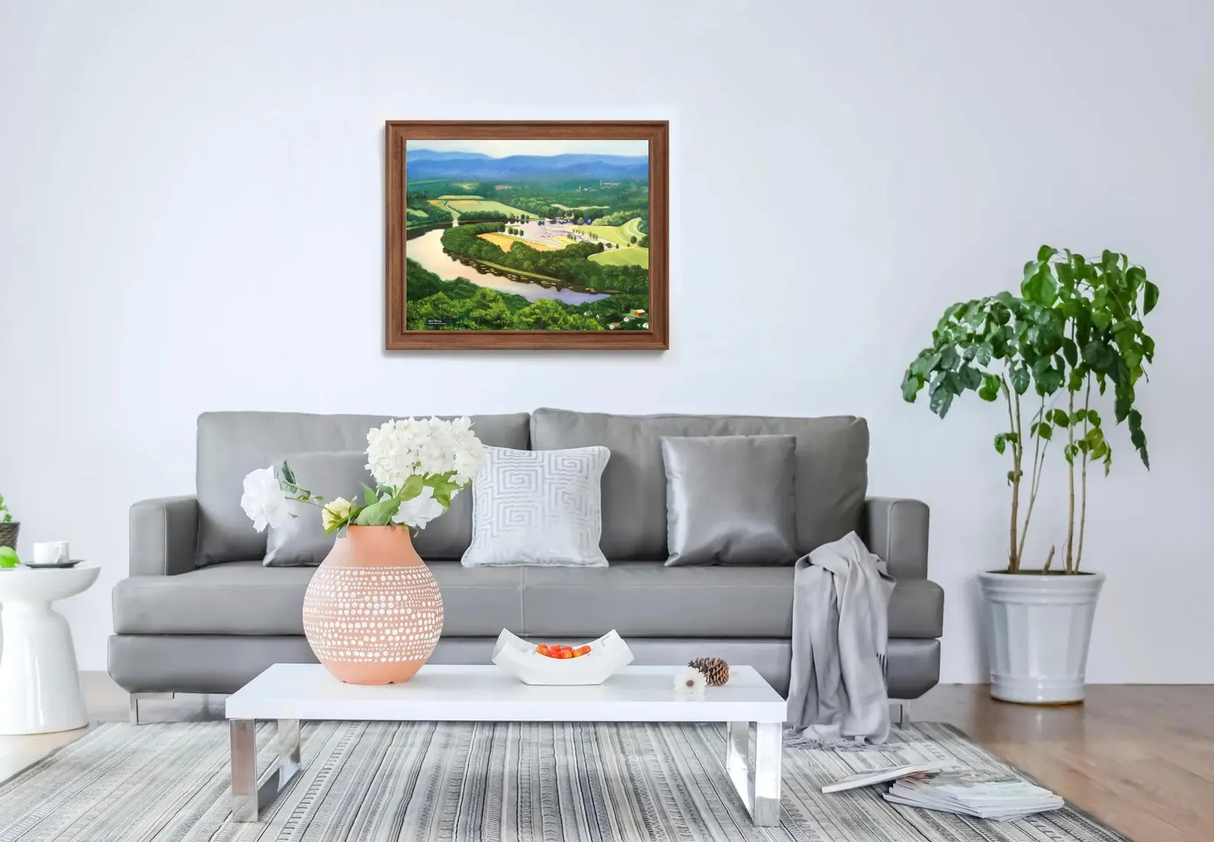 Oxbow Summer, Massachusetts, 11x14 Print from Sophie Theroux at Pinch in Northampton, MA