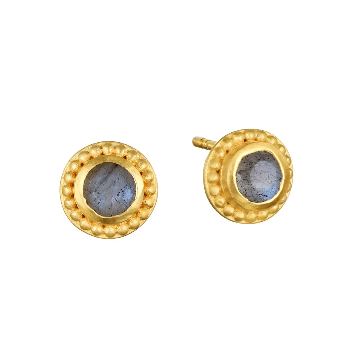 Tap Into Intuition Labradorite Stud Earrings from Satya at Pinch in Northampton, MA