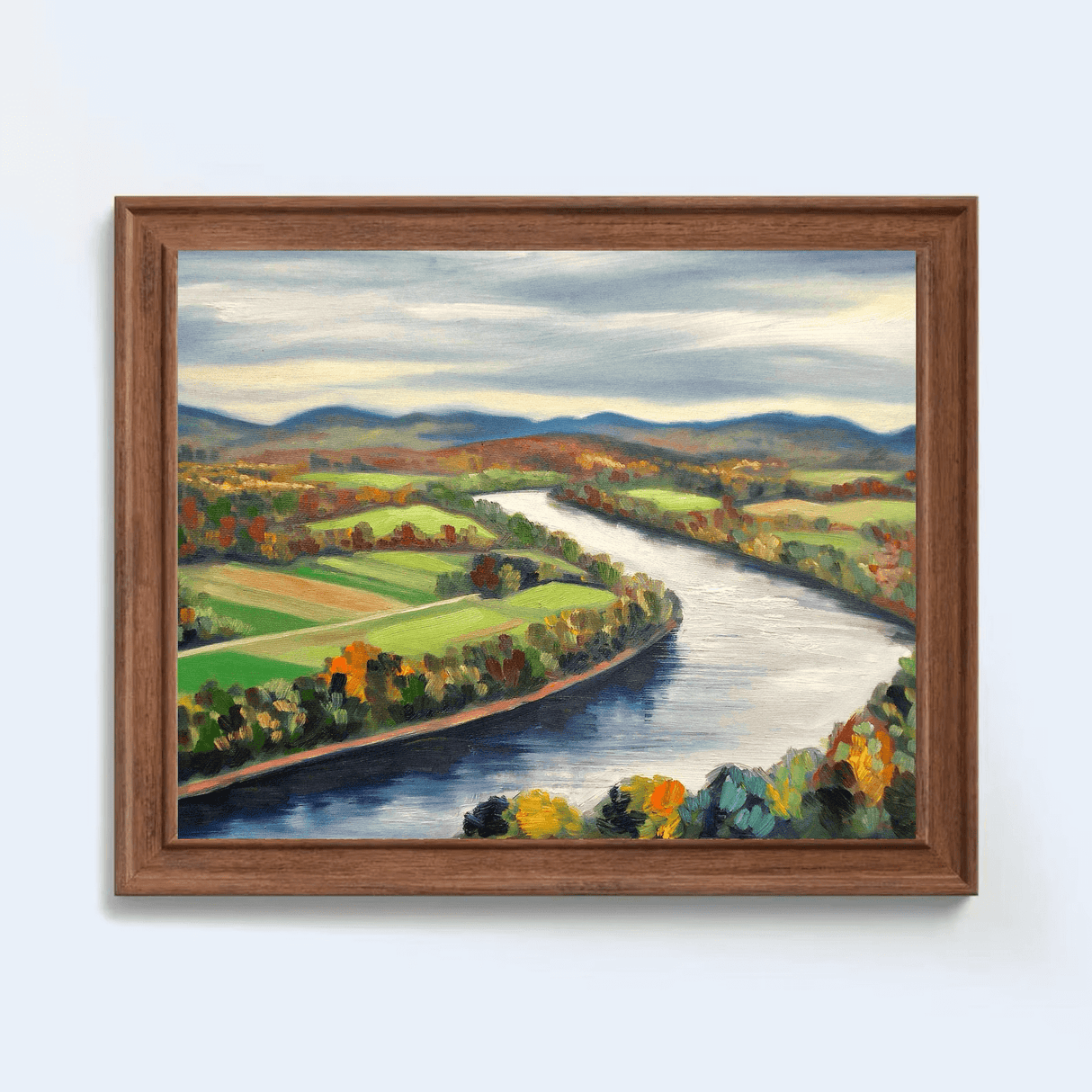 View from Mount Sugarloaf MA 11x14 Print from Sophie Theroux at Pinch in Northampton, MA