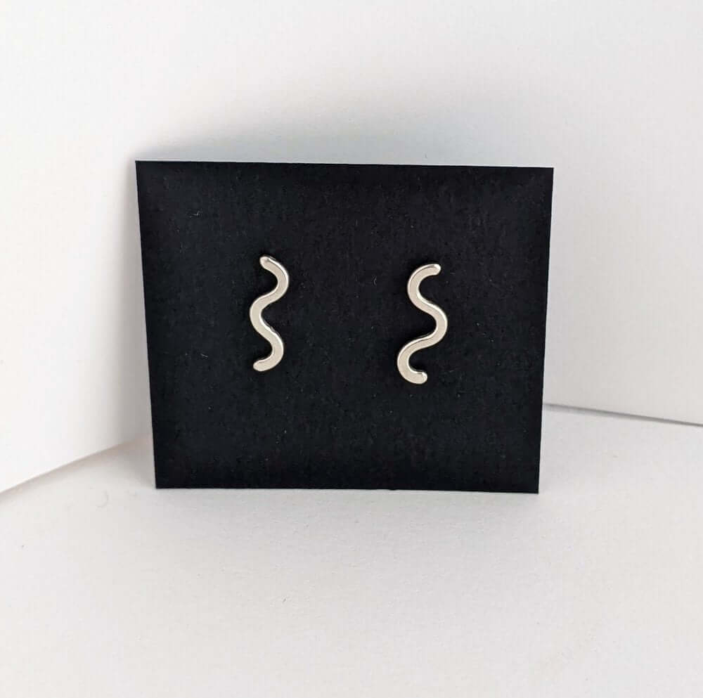 Earrings Squiggle Studs at PINCH