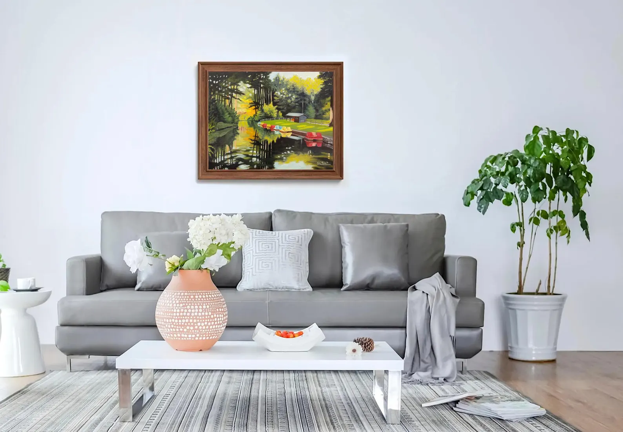 Look Park Paddle Boats 11x14 Print from Sophie Theroux at Pinch in Northampton, MA