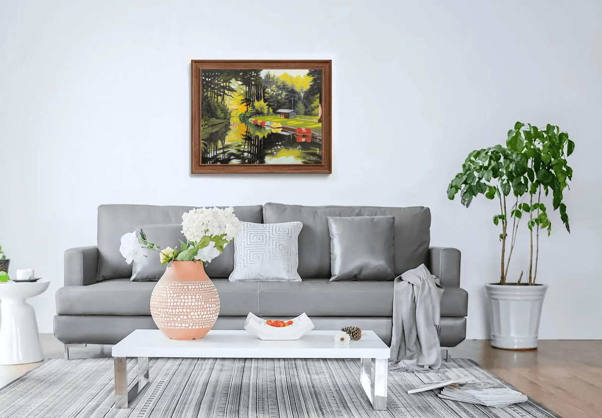 Look Park Paddle Boats 11x14 Print from Sophie Theroux at Pinch in Northampton, MA