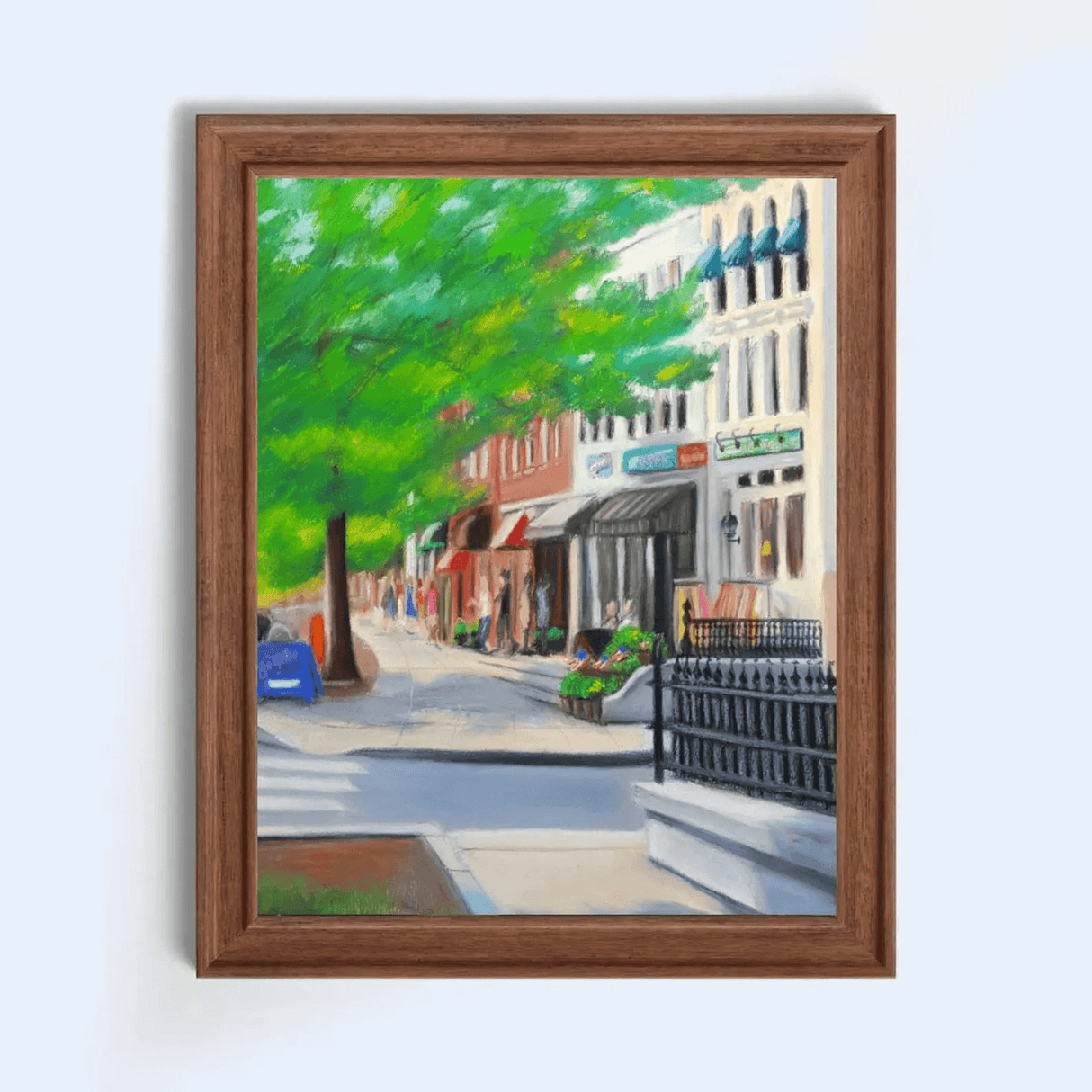 Intersection of Main and Center Streets, Northampton, MA 11x14 Print from Sophie Theroux at Pinch in Northampton, MA