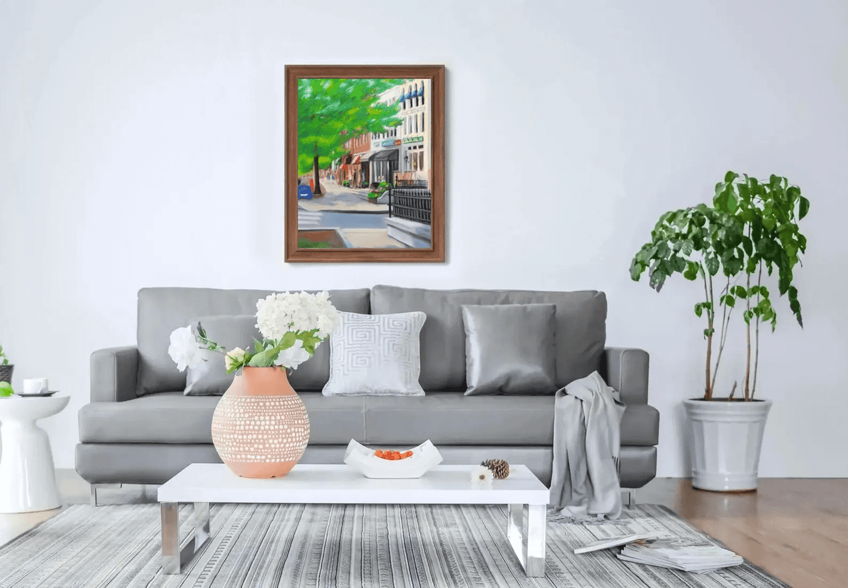 Intersection of Main and Center Streets, Northampton, MA 11x14 Print from Sophie Theroux at Pinch in Northampton, MA