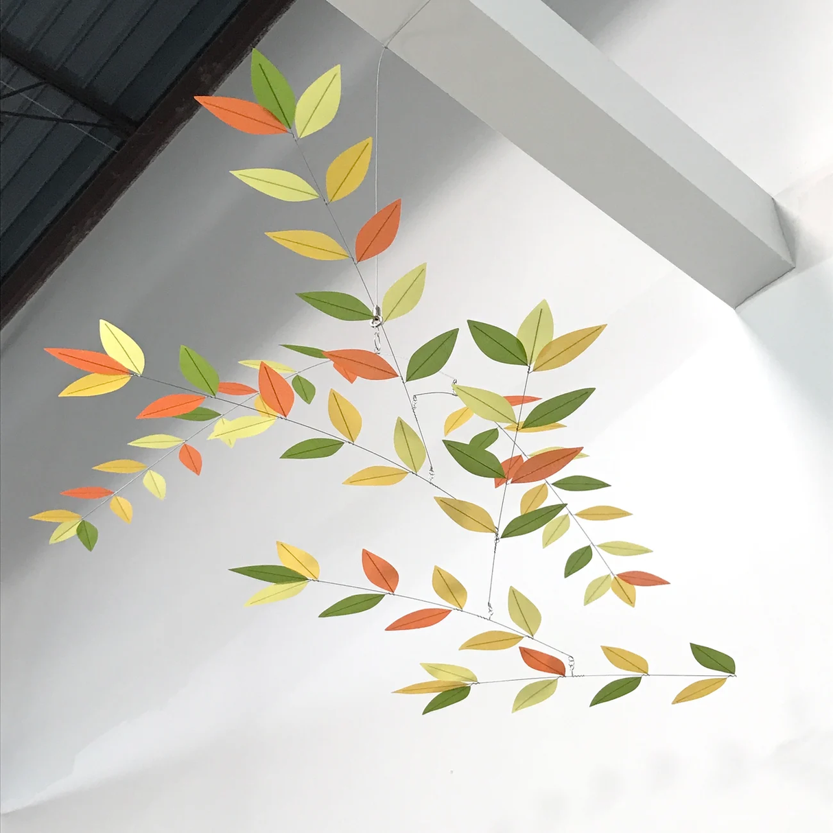 Moon Lily Silk Mobile in Sunflower from Moon-Lily Silk Mobiles at Pinch in Northampton, MA