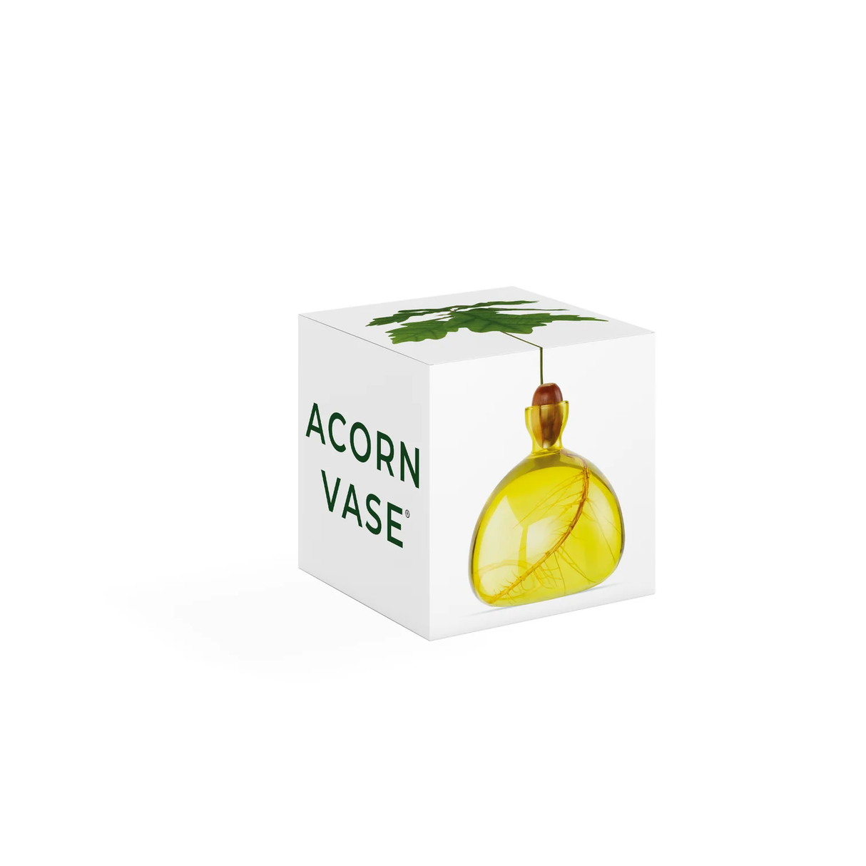 Acorn Vase in Sunlight Yellow