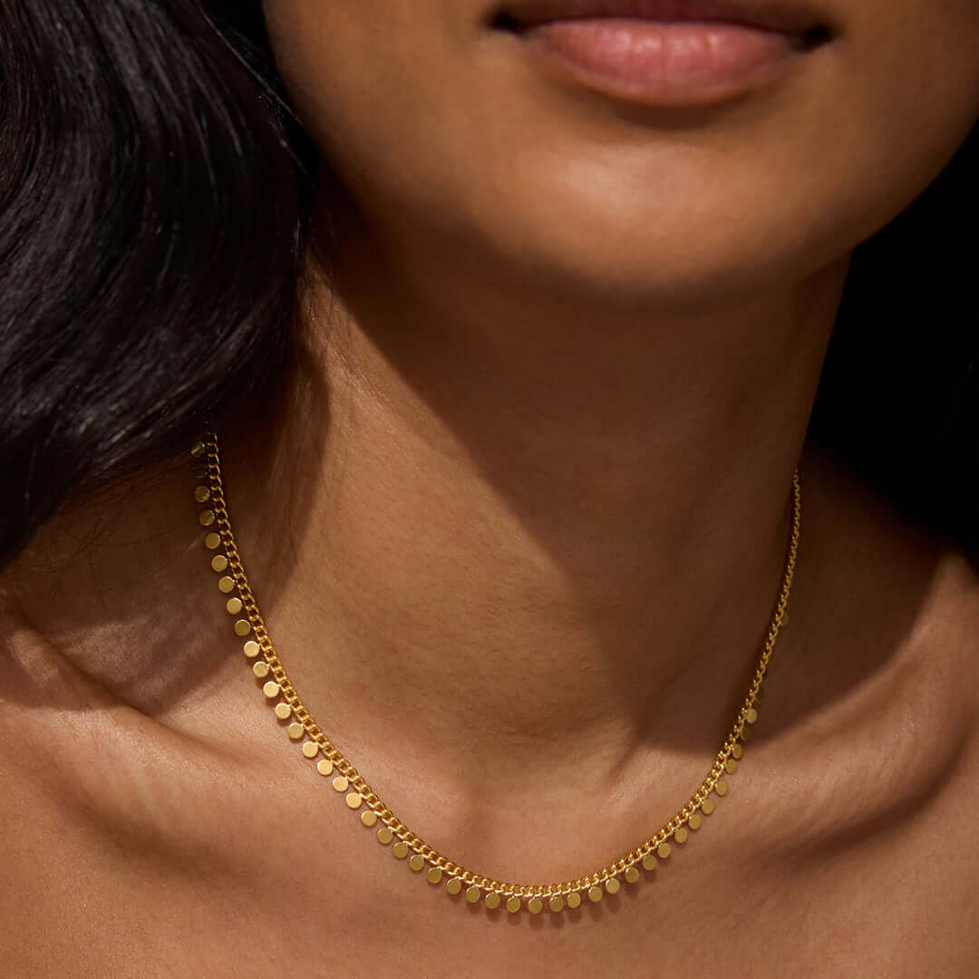 Shine a Light Coin Chain 16" Necklace at PINCH