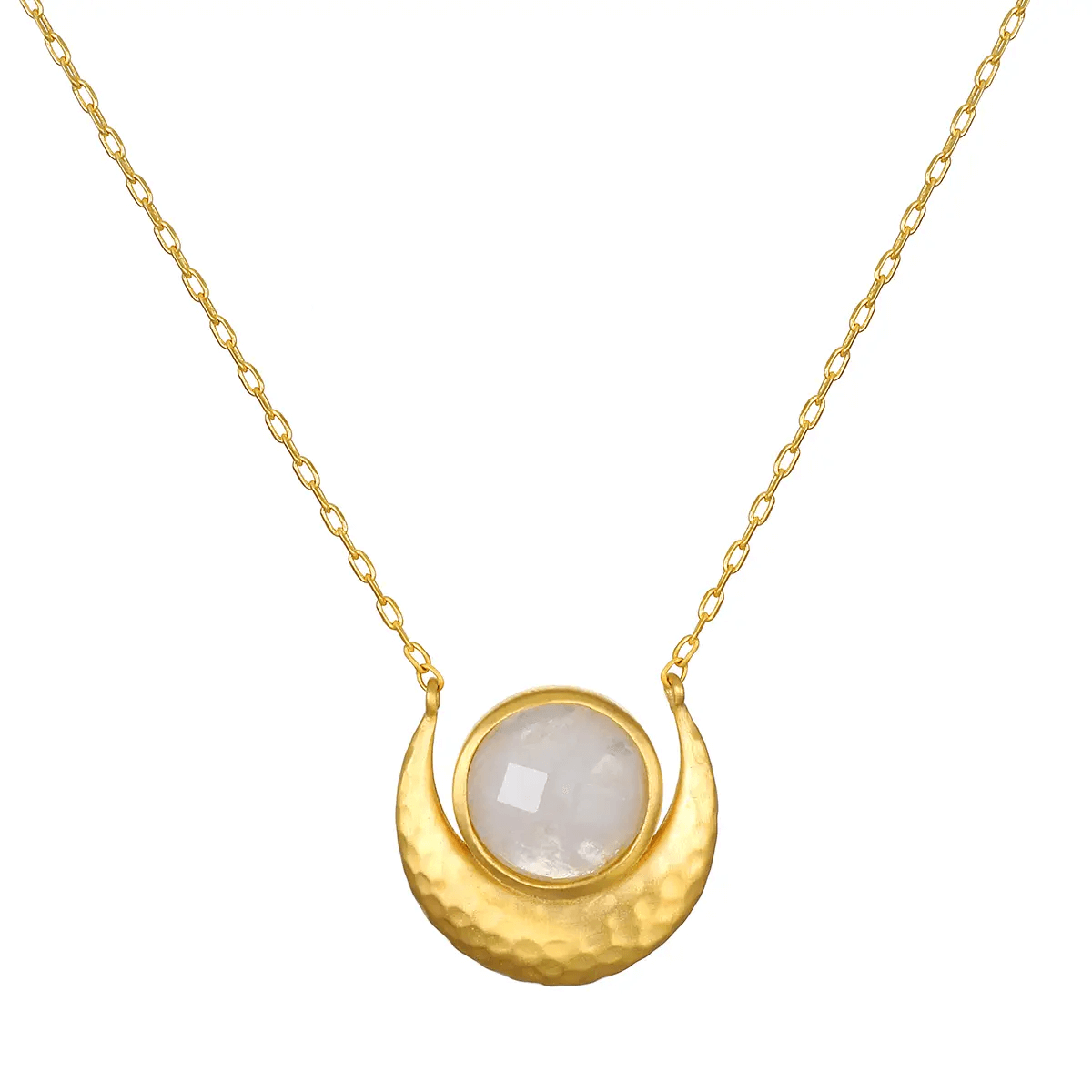 Cradled in Light Moonstone Necklace from Satya at Pinch in Northampton, MA