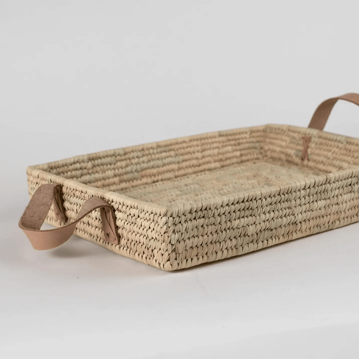 Rectangle Handled Basket from Ten Thousand Villages at Pinch in Northampton, MA