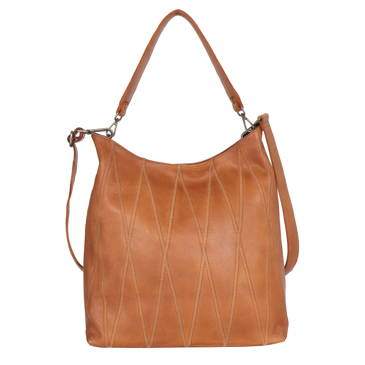 Bree Diamond Leather Bag