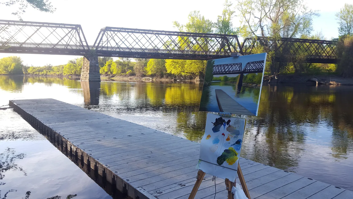 Bike Path Bridge, MA 11x14 Print from Sophie Theroux at Pinch in Northampton, MA