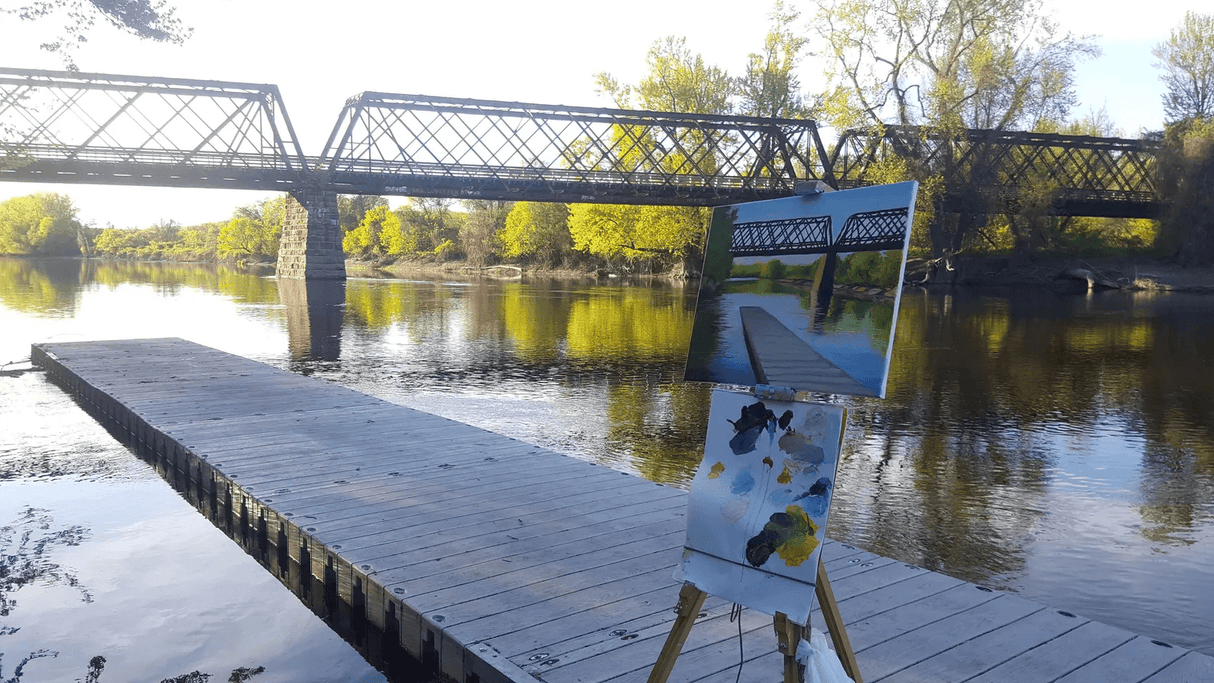 Bike Path Bridge, MA 11x14 Print from Sophie Theroux at Pinch in Northampton, MA