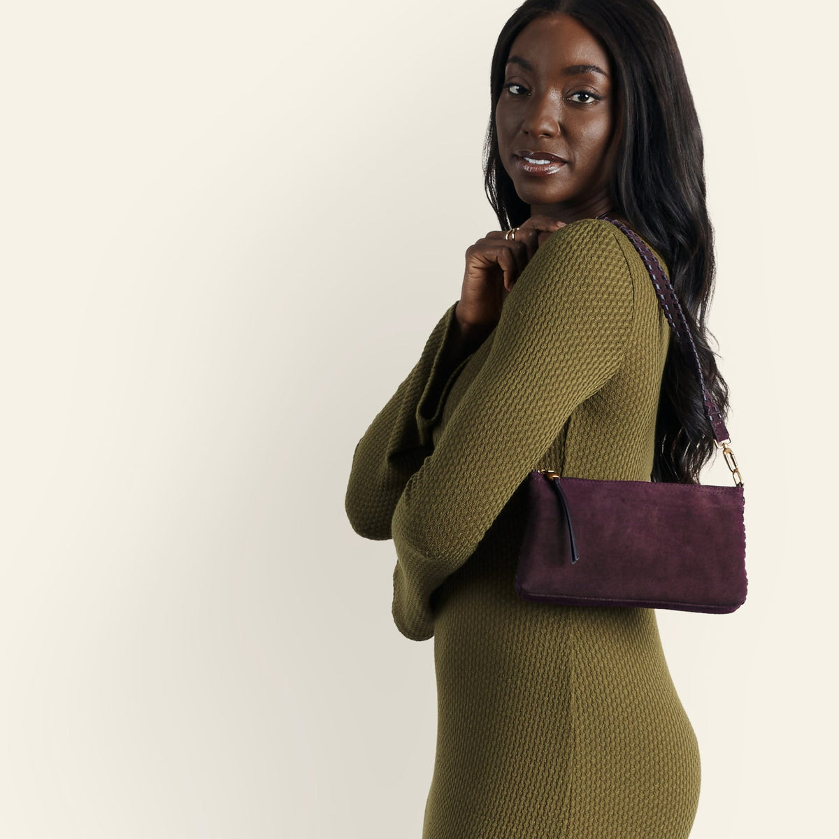 Bolso bandolera pequeño de piel Darcy