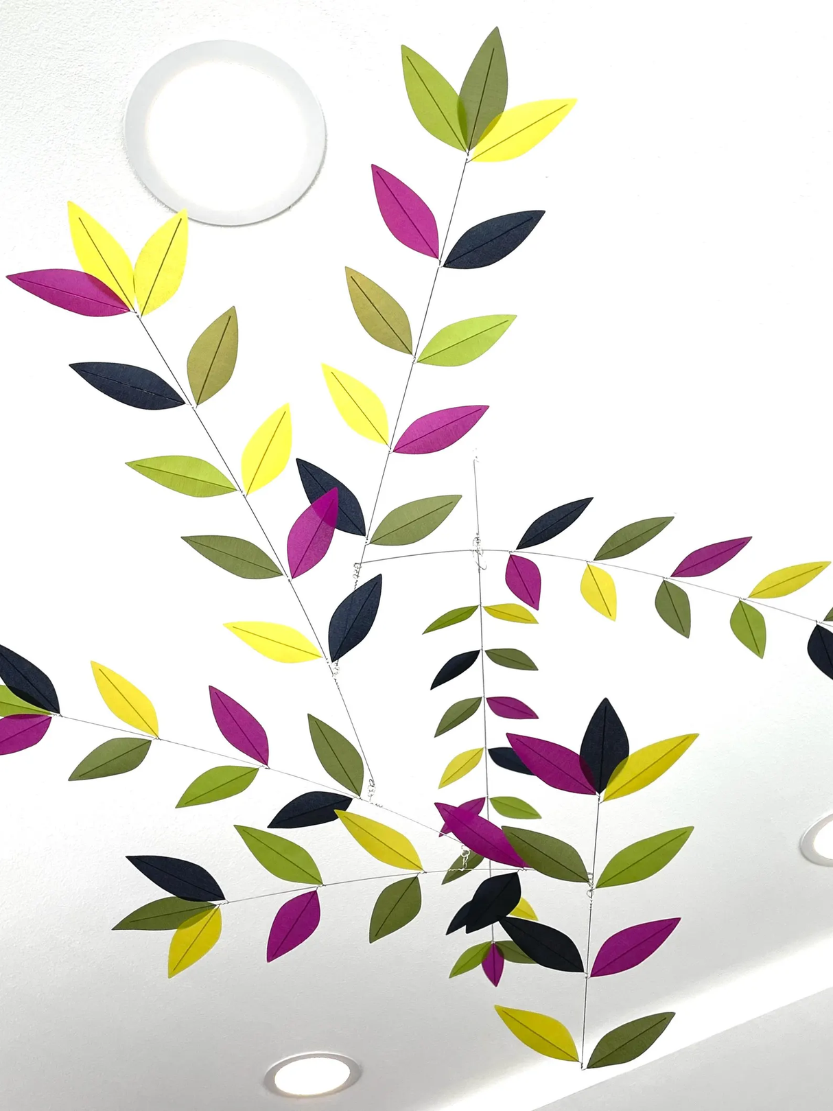 Moon Lily Silk Mobile in Elation from Moon-Lily Silk Mobiles at Pinch in Northampton, MA