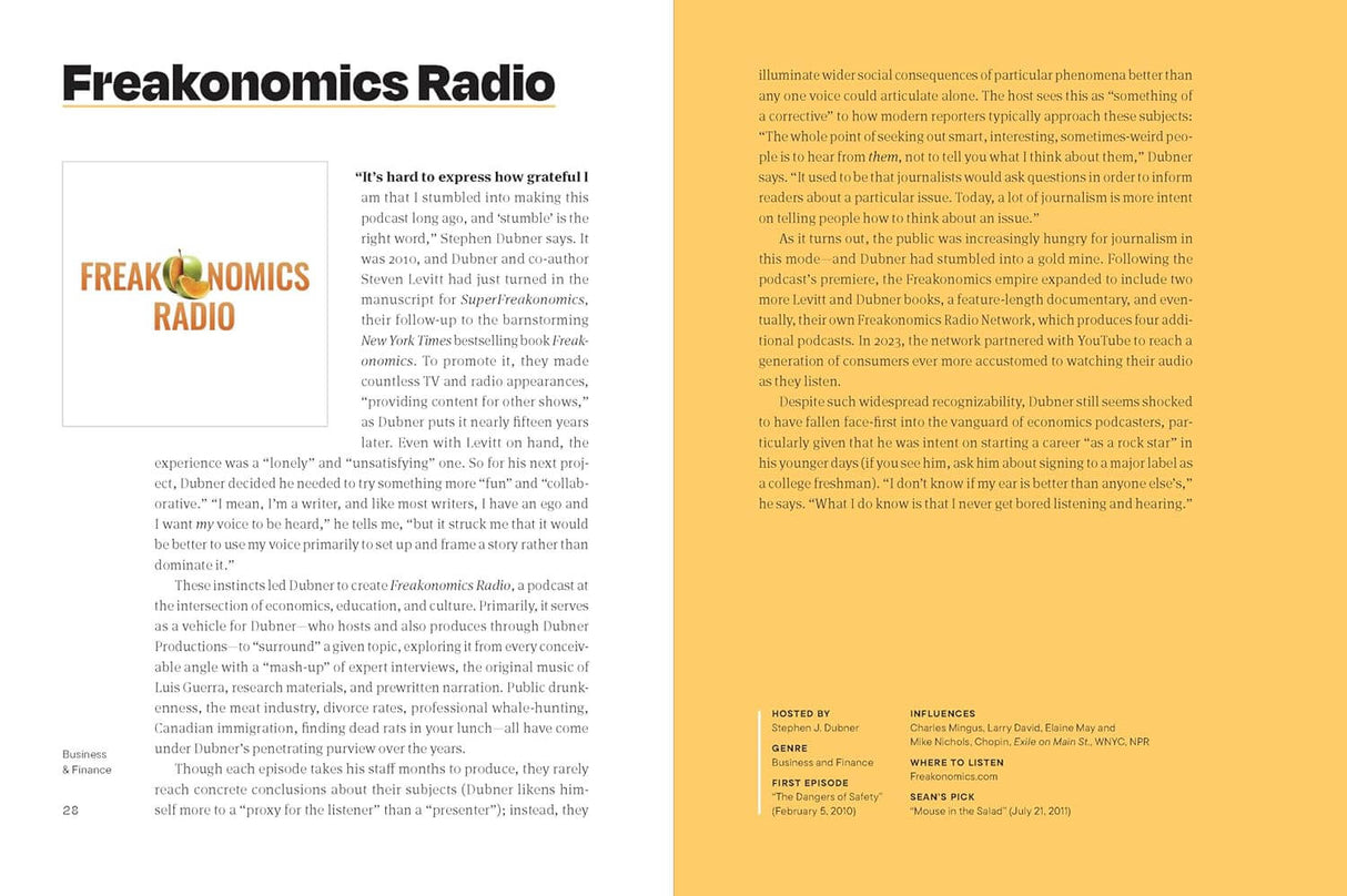 101 Podcasts Book from Chronicle Books at Pinch in Northampton, MA