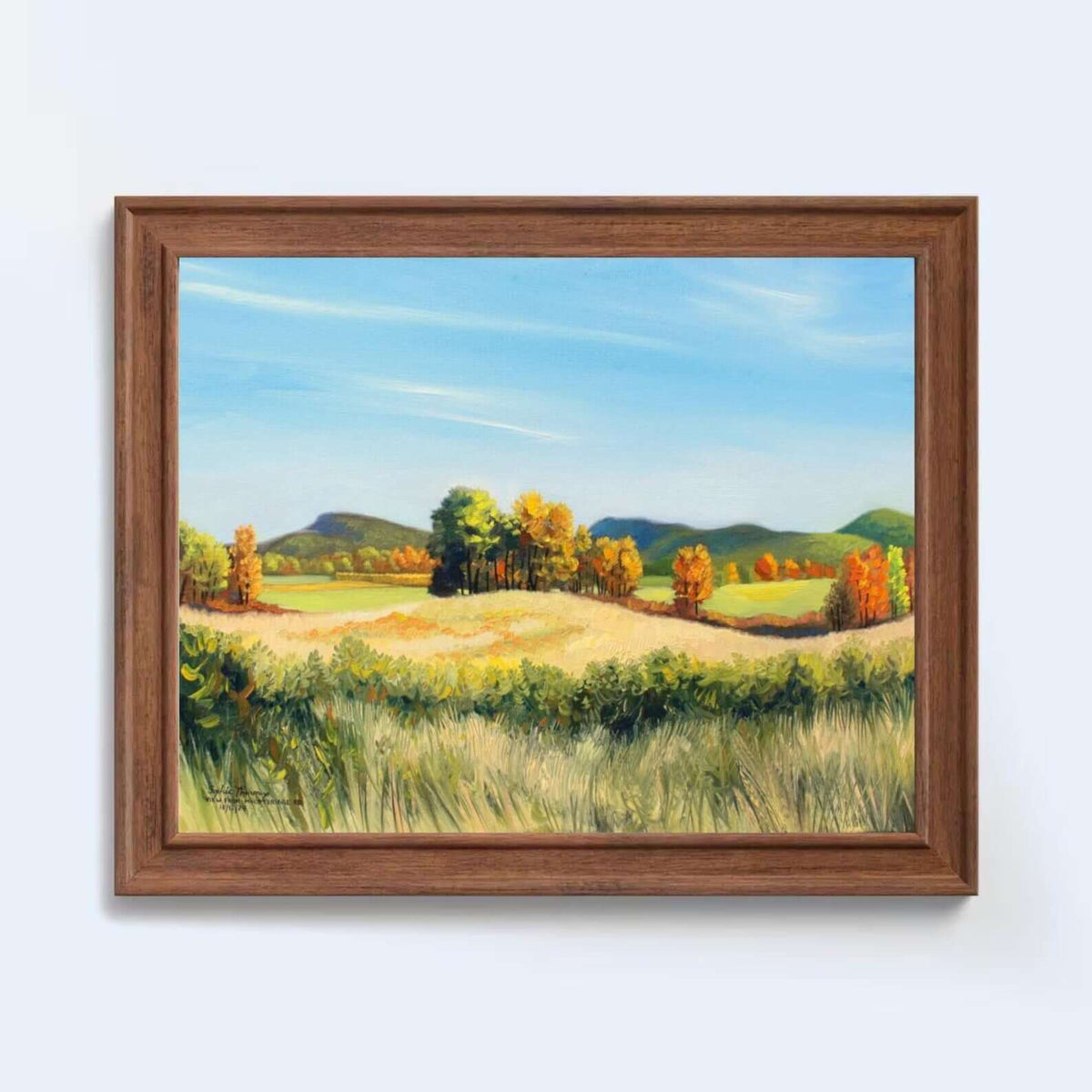 Mount Holyoke from Bridge Road, Hadley MA 11x14 Print at PINCH