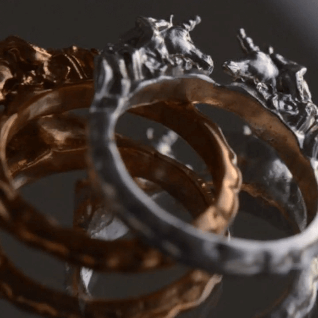 Never Ending Story Ring in Fine Silver from Montestruque at Pinch in Northampton, MA