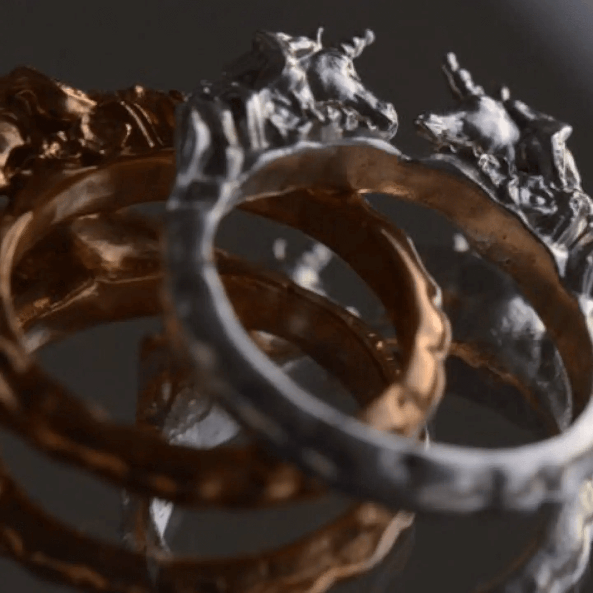 Never Ending Story Ring in Fine Silver at PINCH
