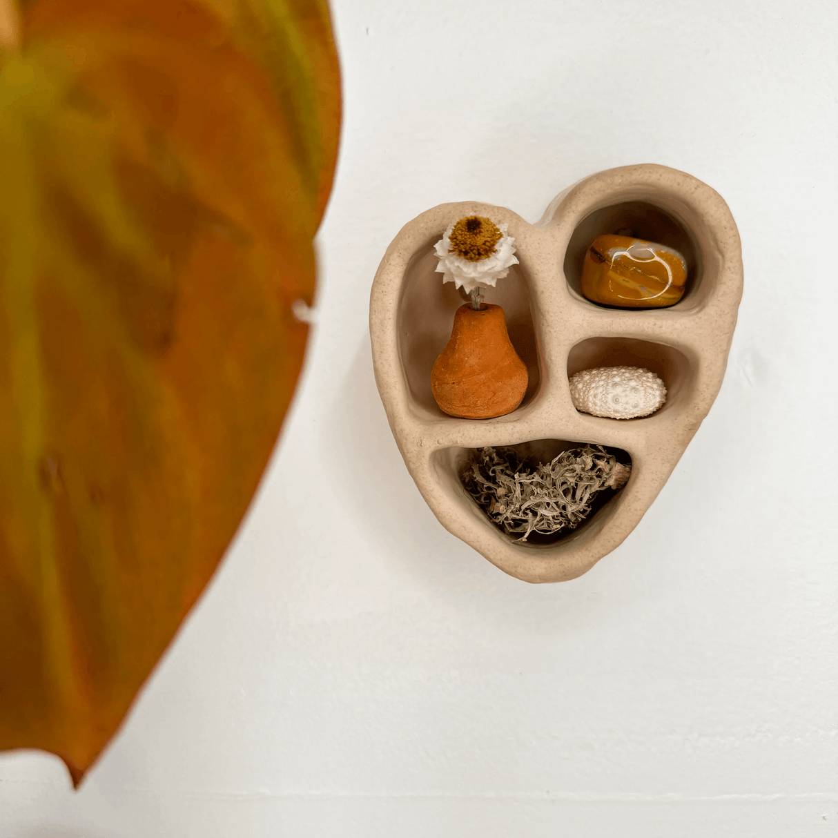 Mini Heart of Inspiration in Sand from The Minimalist Ceramist at Pinch in Northampton, MA