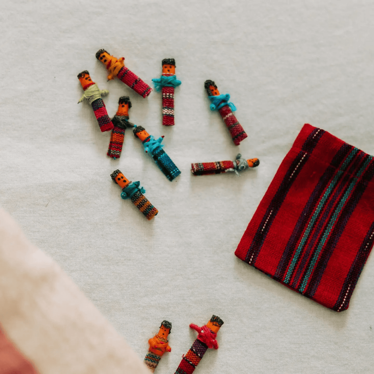 Guatemalan Worry Dolls from Ten Thousand Villages at Pinch in Northampton, MA