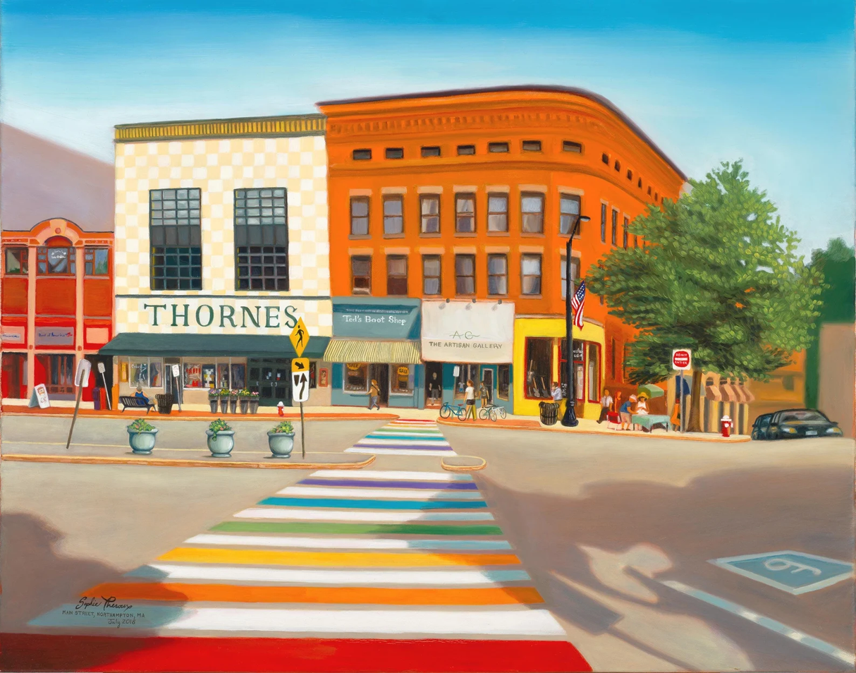 Main Street Northampton MA 11x14 Print from Sophie Theroux at Pinch in Northampton, MA