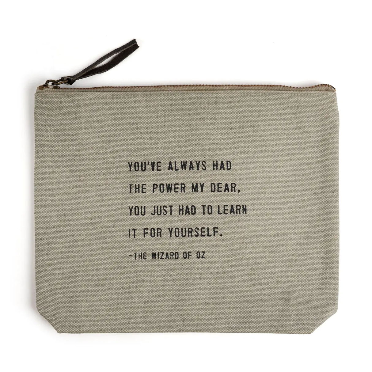 You've Always Had The Power Canvas Bag in Sage