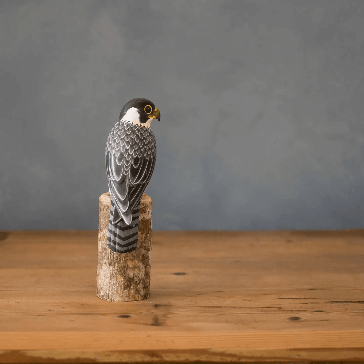 Mini Wooden Peregrine Falcon 7.25" at PINCH
