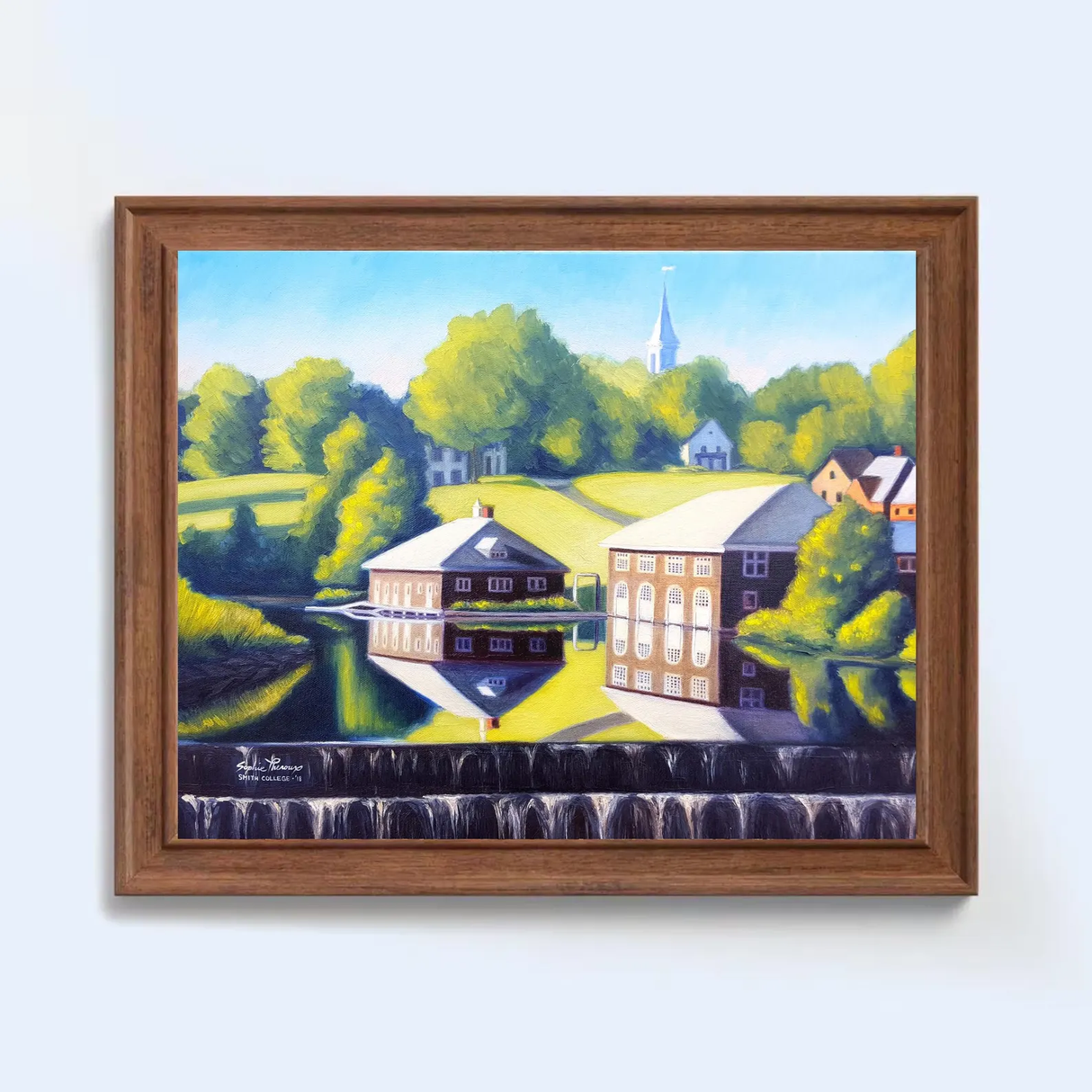 Smith College Boathouse 11x14 Print from Sophie Theroux at Pinch in Northampton, MA