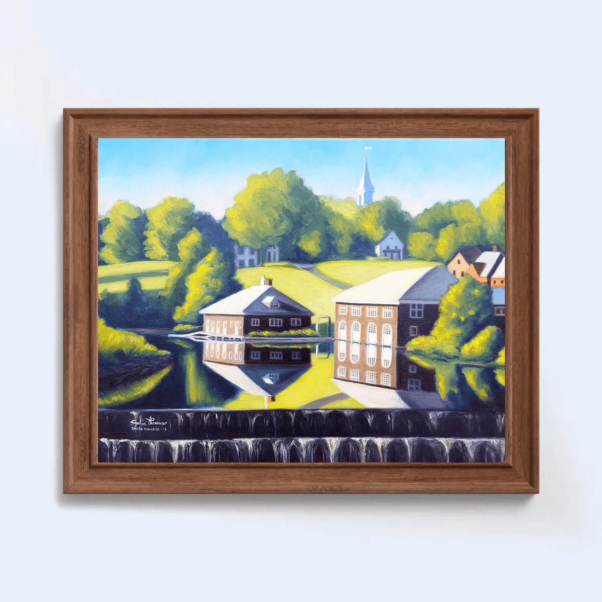 Smith College Boathouse 11x14 Print from Sophie Theroux at Pinch in Northampton, MA