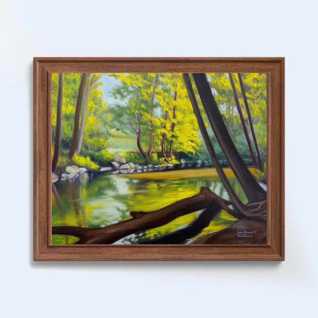 Mill River Massachusetts 11x14 Print from Sophie Theroux at Pinch in Northampton, MA