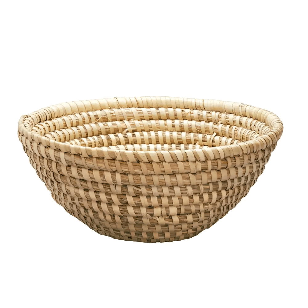 Medium Kaisa Grass Basket Bowl from Ten Thousand Villages at Pinch in Northampton, MA