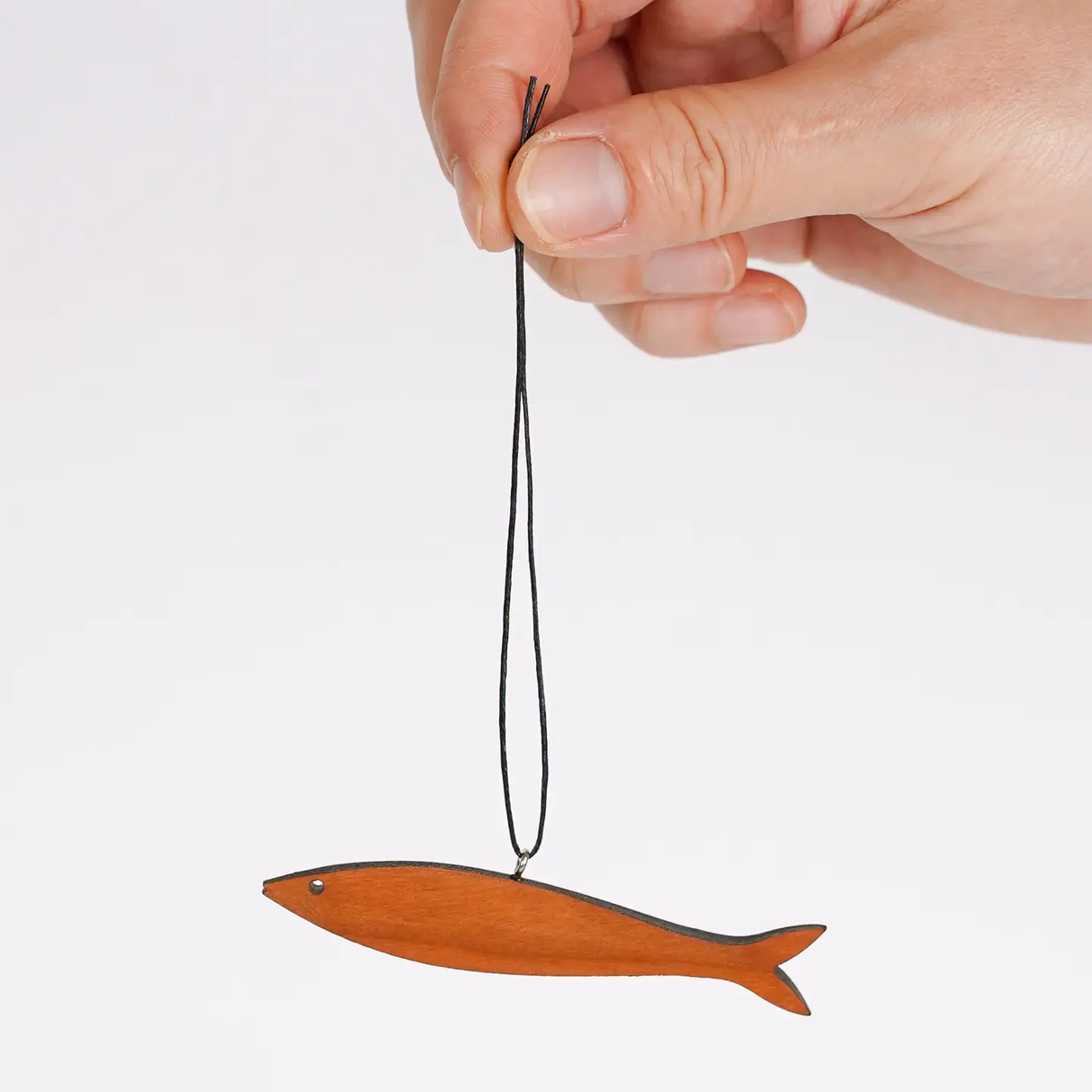 Wooden Sardine Ornament