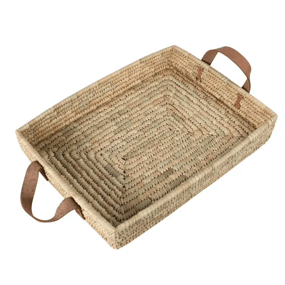 Rectangle Handled Basket from Ten Thousand Villages at Pinch in Northampton, MA