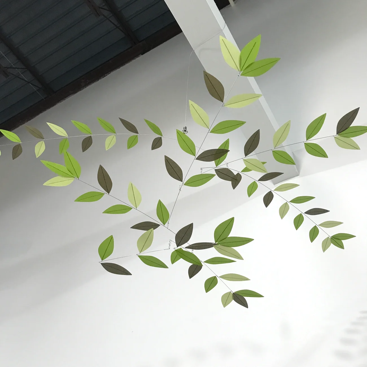 Moon Lily Silk Mobile in Original leaf from Moon-Lily Silk Mobiles at Pinch in Northampton, MA