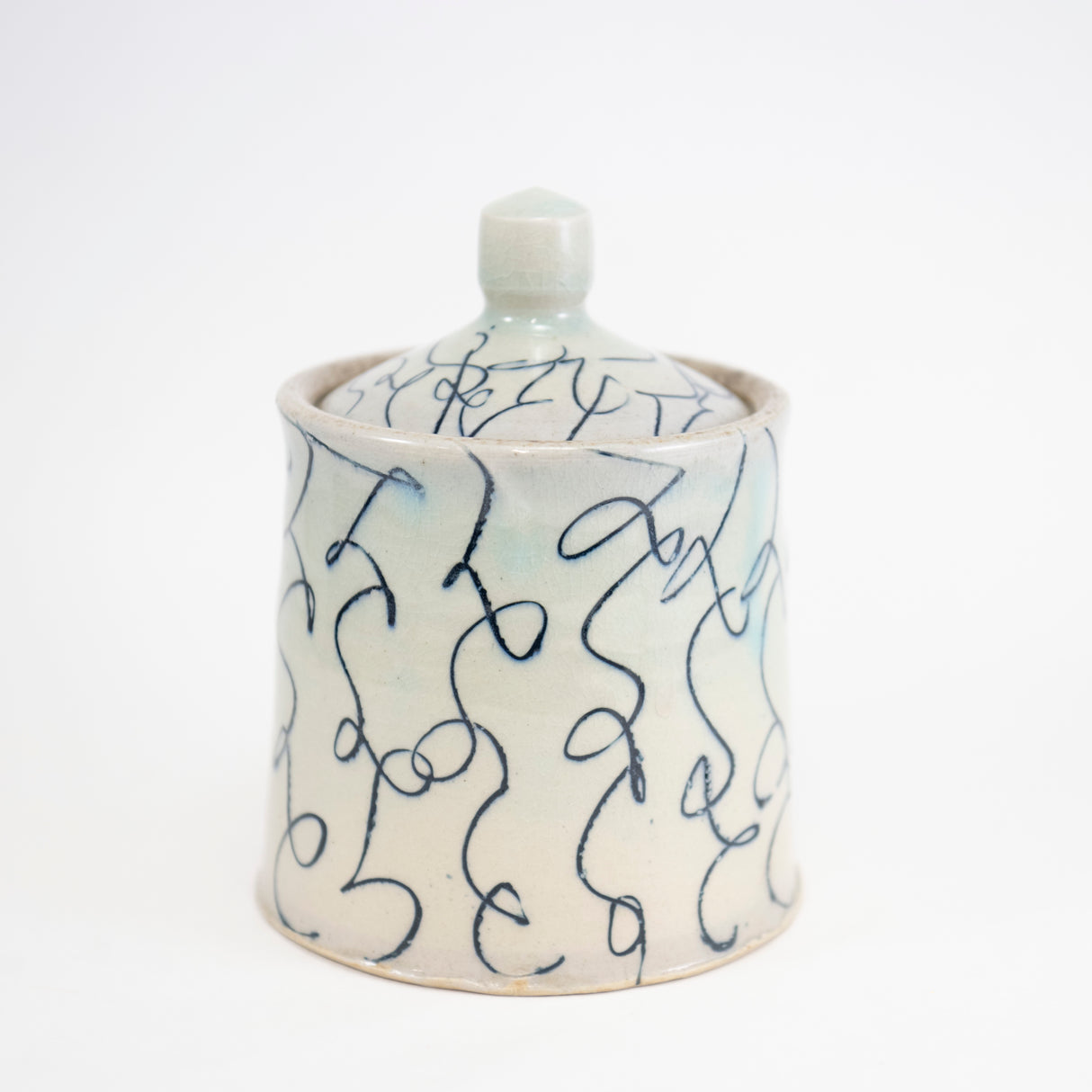 Smal Jar with Squiggles by Michael McCarthy