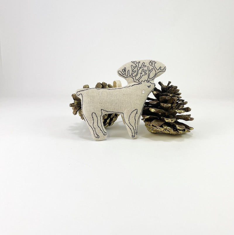 Woodland Reindeer Lavender-filled Ornament from Skippy Cotton at Pinch in Northampton, MA