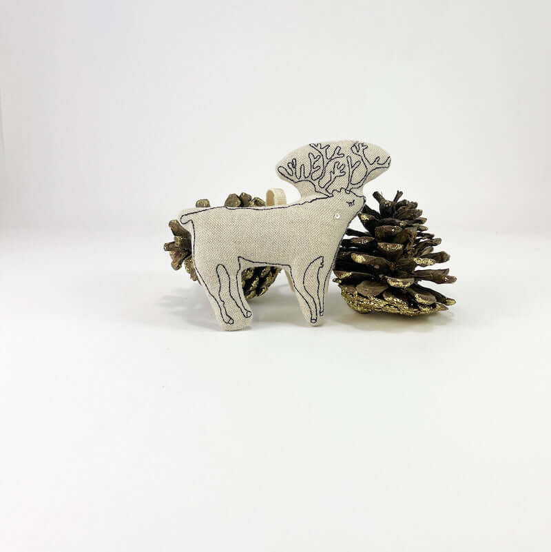 Woodland Reindeer Lavender-filled Ornament at PINCH