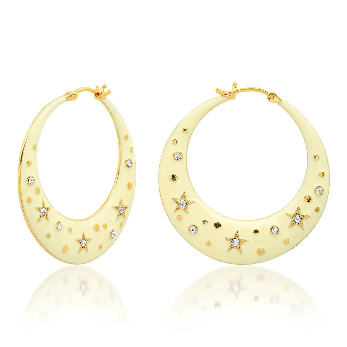 Stars Enamel Hoop