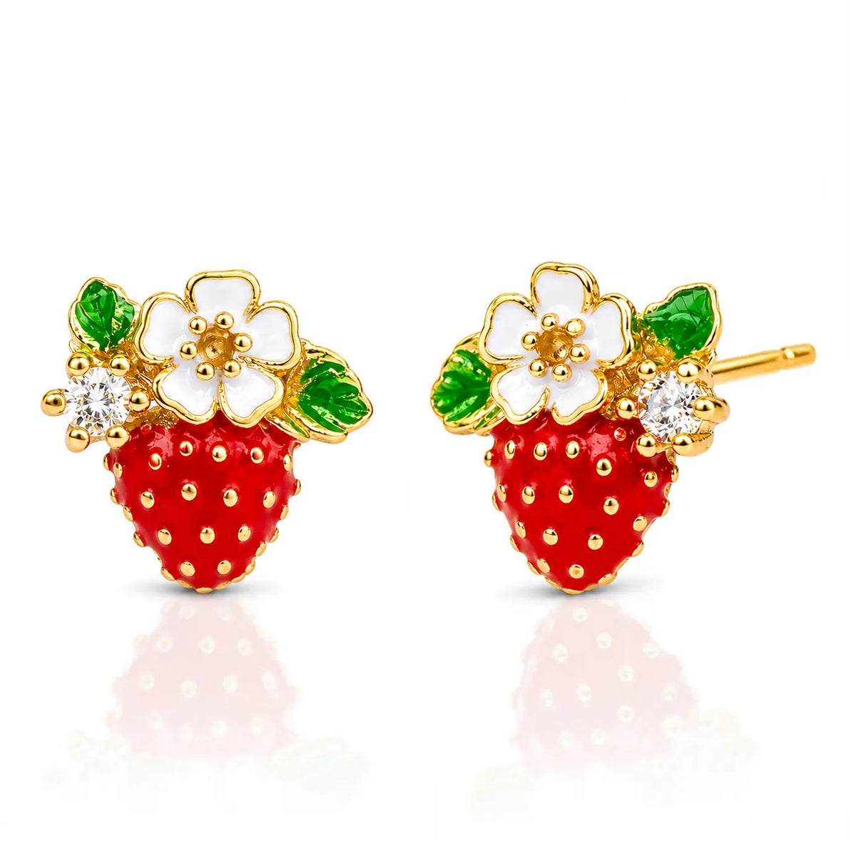Sparkling Strawberry Studs