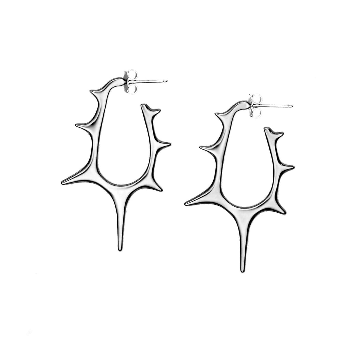 Thorn Hoop Earrings at PINCH